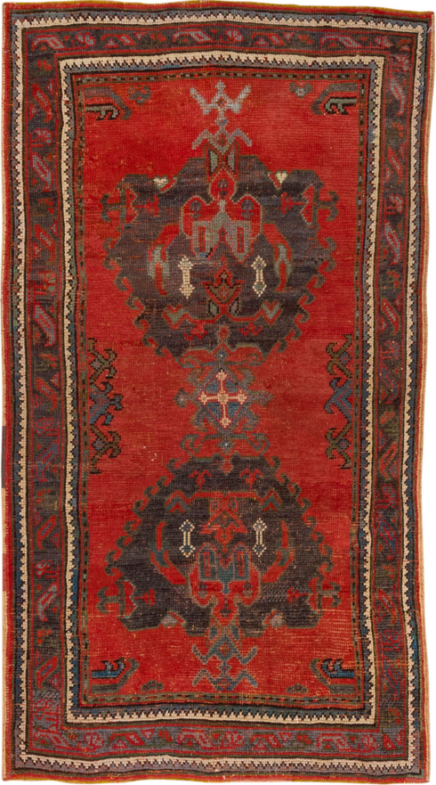 Antique Oushak Area Rug (4' x 7')